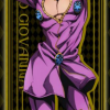 JoJo Bizarre Adventure: Giorno Giovanna Wall Scroll