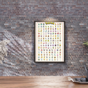 Pokemon Kanto 151 Poster