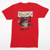 Spirit Away: No Face Ramen Bowl Red Tshirt