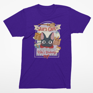 Kiki's Delivery Service: Jiji Purple T-Shirt
