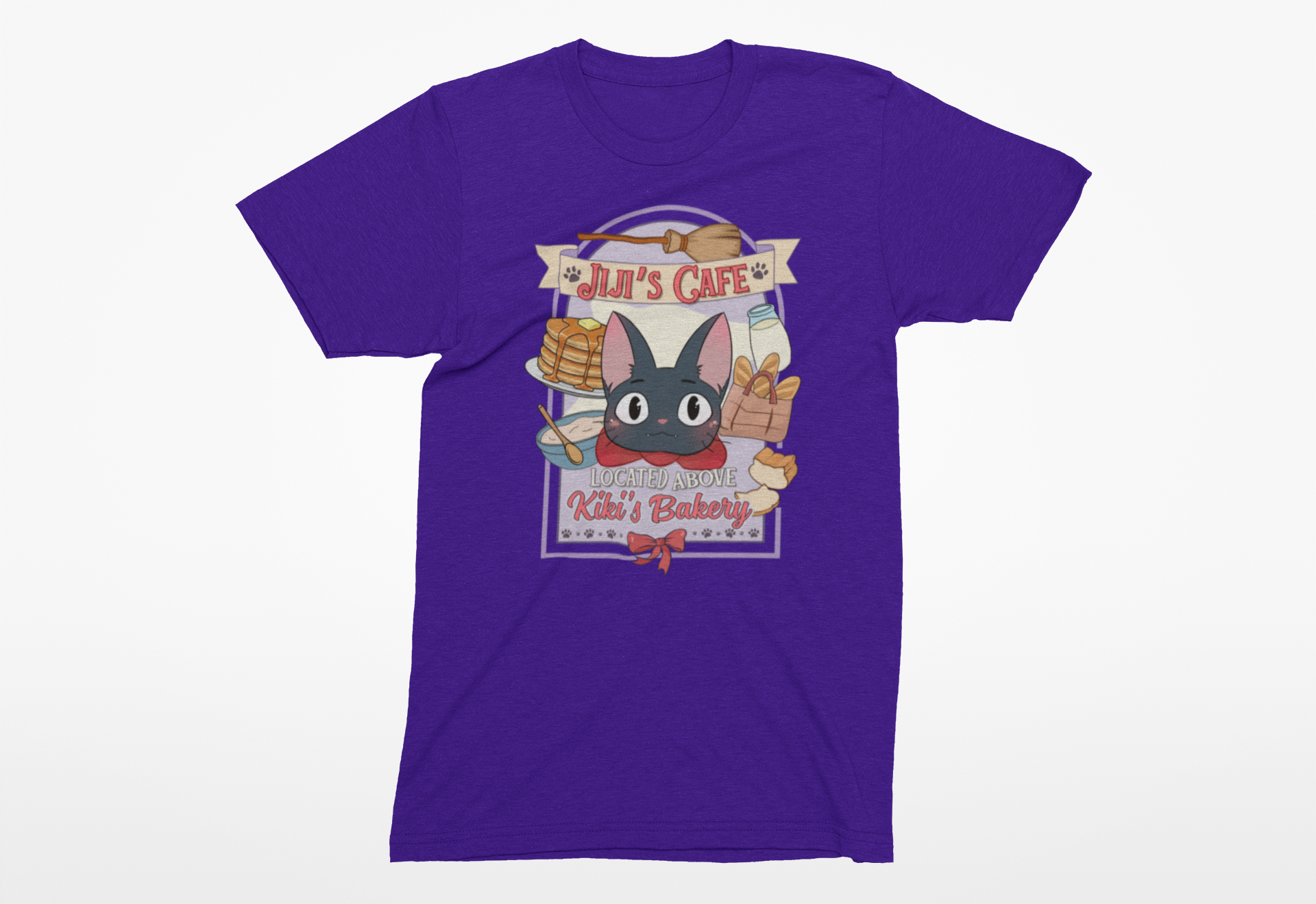 Kiki's Delivery Service: Jiji Purple T-Shirt